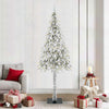 Vidaxl kerstboom met 300 led met standaard wit 210 cm pe en staal