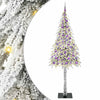 Albero di Natale Vidaxx con 300 LED con PE standard bianco 210 cm e acciaio