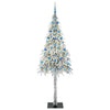 Vidaxl kerstboom met 300 led met standaard wit 210 cm pe en staal