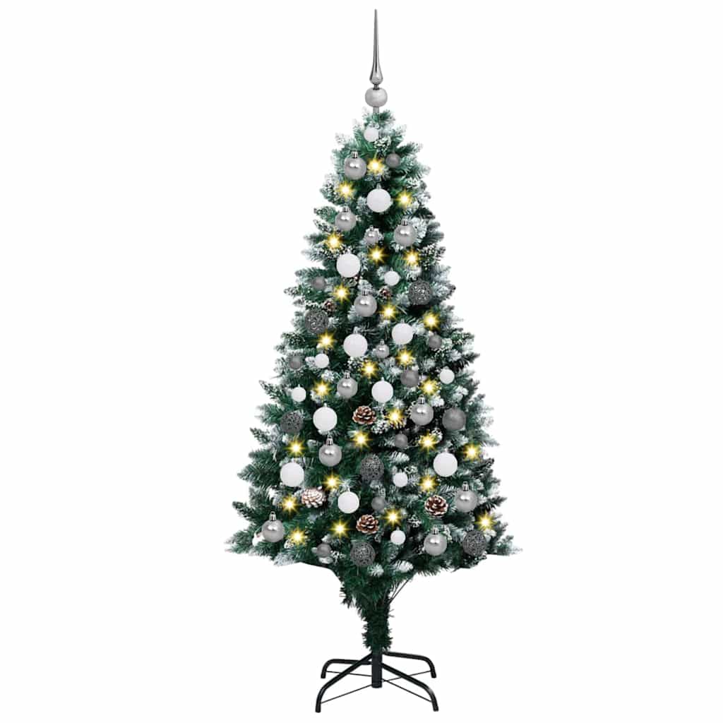 Vidaxx árbol de Navidad artificial verde 180 cm PVC y acero y plástico