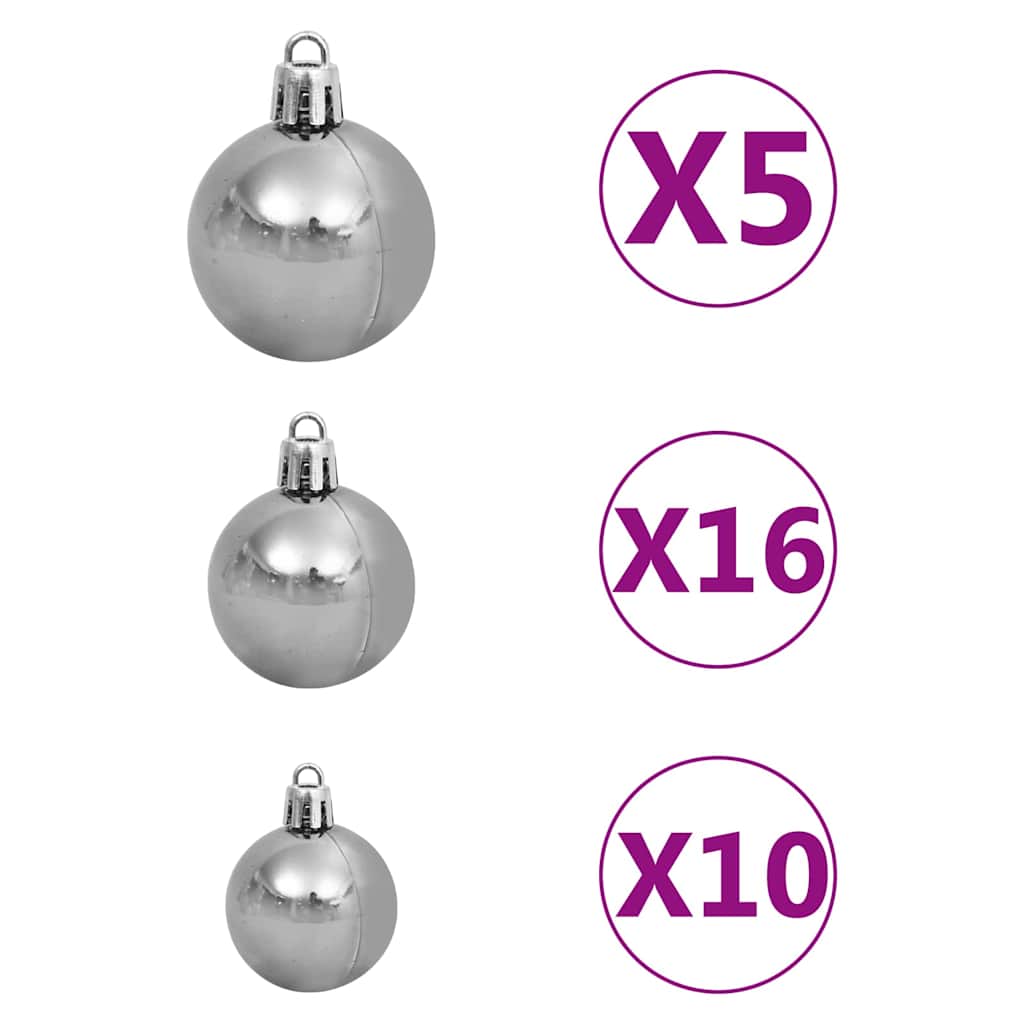 Vidaxx árbol de Navidad artificial verde 180 cm PVC y acero y plástico