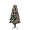 Vidaxl kunstkerstboom groen 180 cm pvc en staal en kunststof
