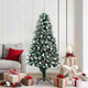 Vidaxx albero di Natale artificiale verde 180 cm in PVC e acciaio e plastica