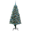 Vidaxx albero di Natale artificiale verde 180 cm in PVC e acciaio e plastica