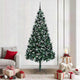 Vidaxx albero di Natale artificiale verde 210 cm PVC, acciaio e plastica