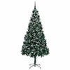 Vidaxx albero di Natale artificiale verde 210 cm PVC, acciaio e plastica