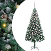 Vidaxx albero di Natale artificiale verde 210 cm PVC, acciaio e plastica