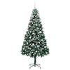 Vidaxx albero di Natale artificiale verde 210 cm PVC, acciaio e plastica