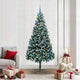 Vidaxx albero di Natale artificiale verde 210 cm PVC, acciaio e plastica