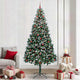Vidaxx albero di Natale artificiale verde 240 cm PVC, acciaio e plastica
