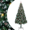 Vidaxx albero di Natale artificiale verde 240 cm PVC, acciaio e plastica