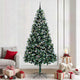 Vidaxx albero di Natale artificiale verde 240 cm PVC, acciaio e plastica