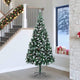 Vidaxx albero di Natale artificiale verde 240 cm PVC, acciaio e plastica