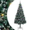 Vidaxx albero di Natale artificiale verde 240 cm PVC, acciaio e plastica
