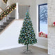 Vidaxx albero di Natale artificiale verde 240 cm PVC, acciaio e plastica