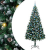 Vidaxx albero di Natale artificiale verde 240 cm PVC, acciaio e plastica