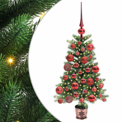 Albero di Natale VidaXL con 150 LED con PE standard verde da 65 cm