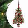 Albero di Natale VidaXL con 150 LED con PE standard verde da 65 cm