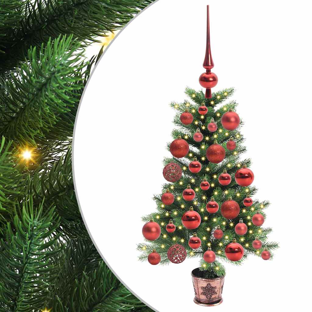 Vidaxl kerstboom met 150 led met standaard groen 65 cm pe