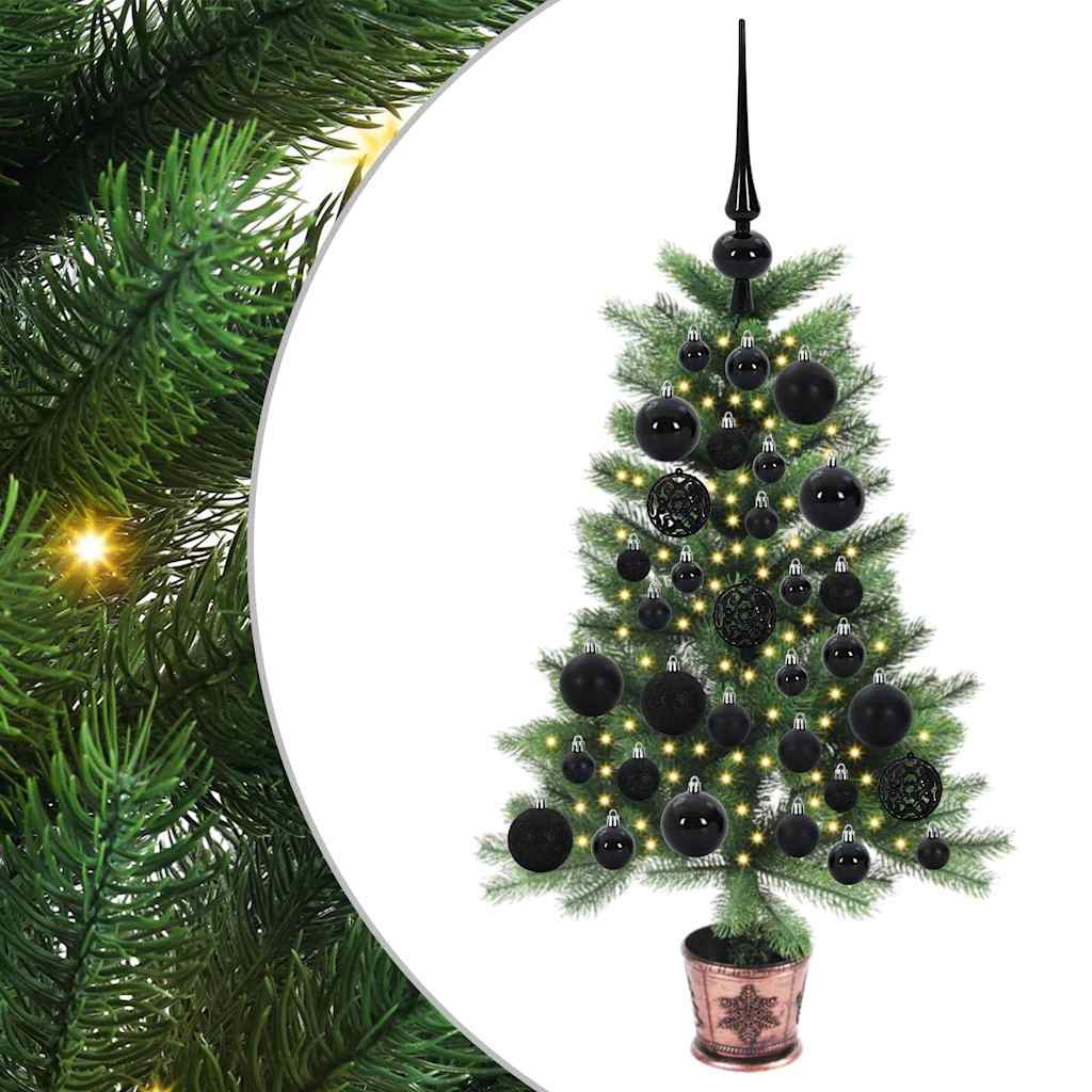 Albero di Natale VidaXL con 150 LED con PE standard verde da 65 cm