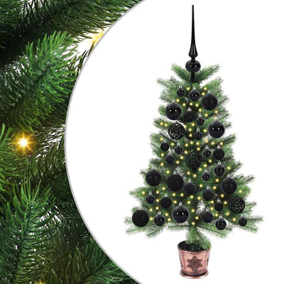 Albero di Natale VidaXL con 150 LED con PE standard verde da 65 cm