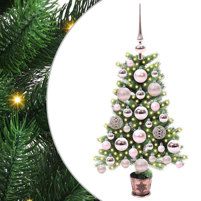 Albero di Natale VidaXL con 150 LED con PE standard verde da 65 cm