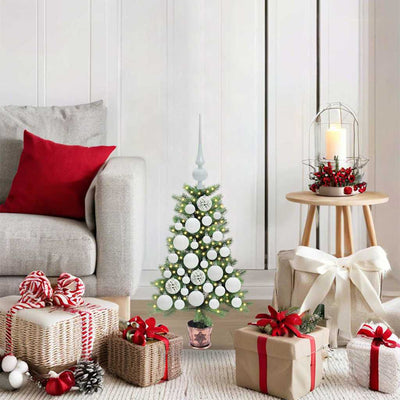 Albero di Natale VidaXL con 150 LED con PE standard verde da 65 cm