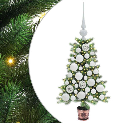 Albero di Natale VidaXL con 150 LED con PE standard verde da 65 cm