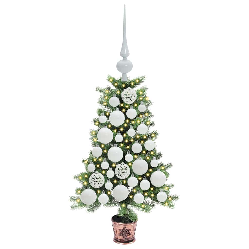 Vidaxl kerstboom met 150 led met standaard groen 65 cm pe