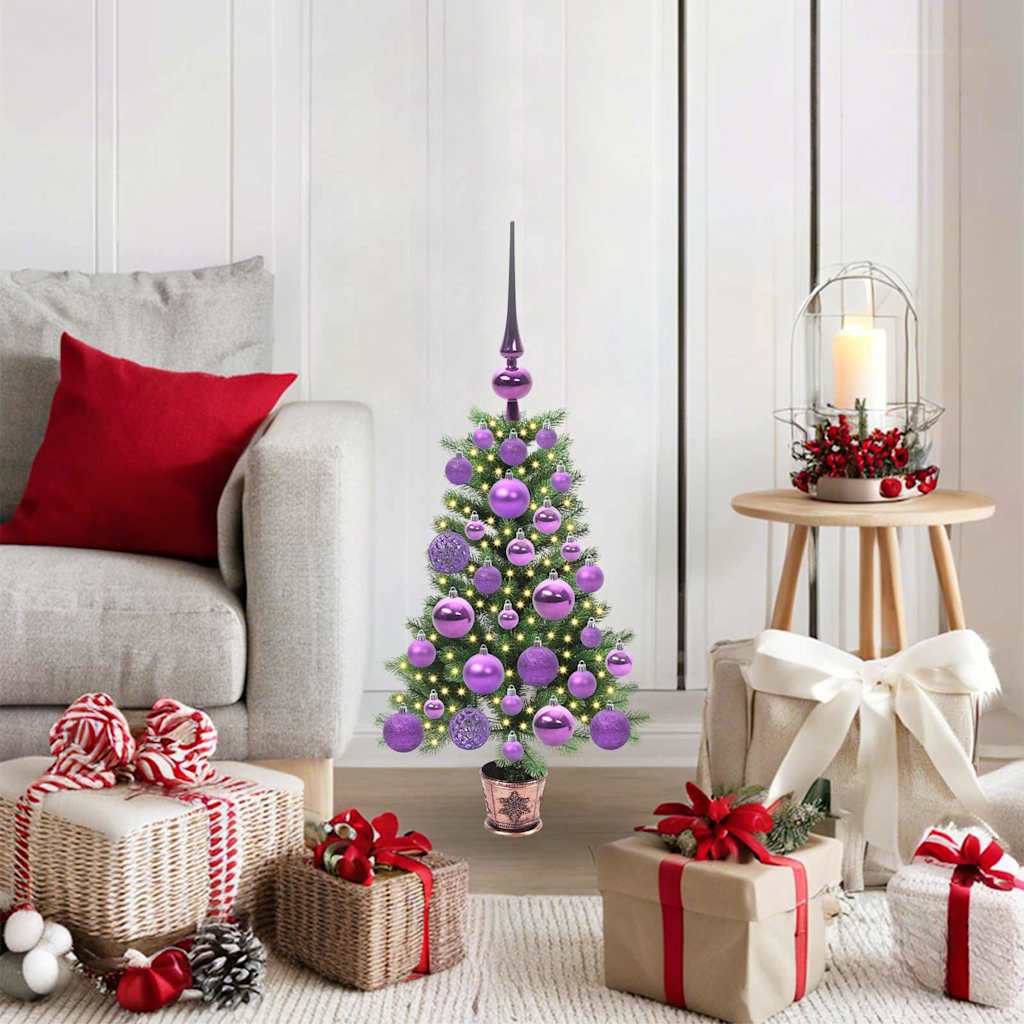 Vidaxl kerstboom met 150 led met standaard groen 65 cm pe