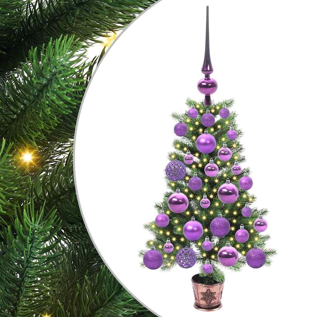Vidaxl kerstboom met 150 led met standaard groen 65 cm pe