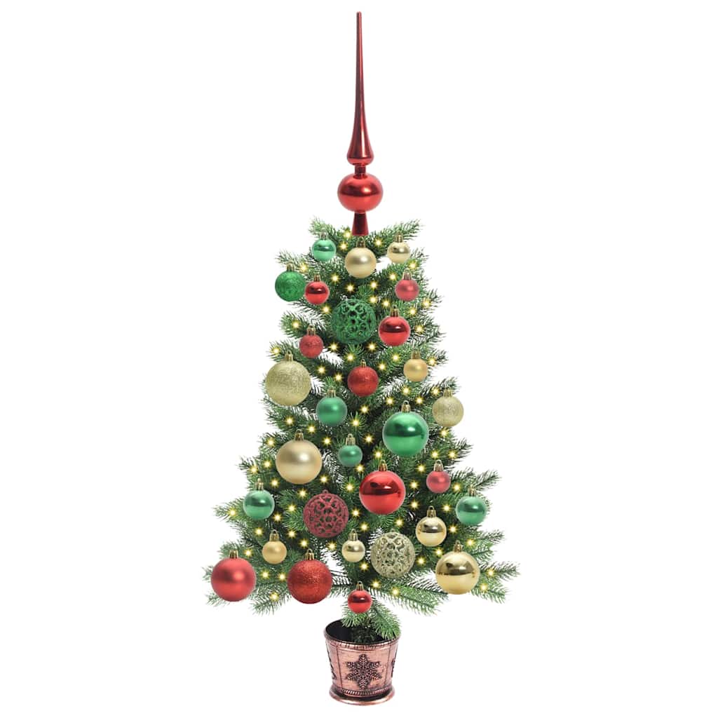 Vidaxl kerstboom met 150 led met standaard groen 65 cm pe