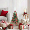 Albero di Natale VidaXL con 150 LED con PE standard verde da 90 cm