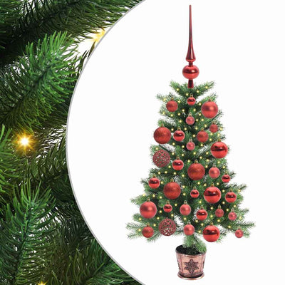 Albero di Natale VidaXL con 150 LED con PE standard verde da 90 cm