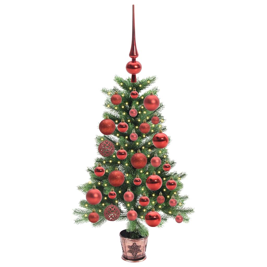 Árbol de Navidad VidaXL con 150 LED con estándar verde 90 cm PE