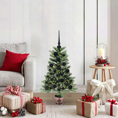 Albero di Natale VidaXL con 150 LED con PE standard verde da 90 cm