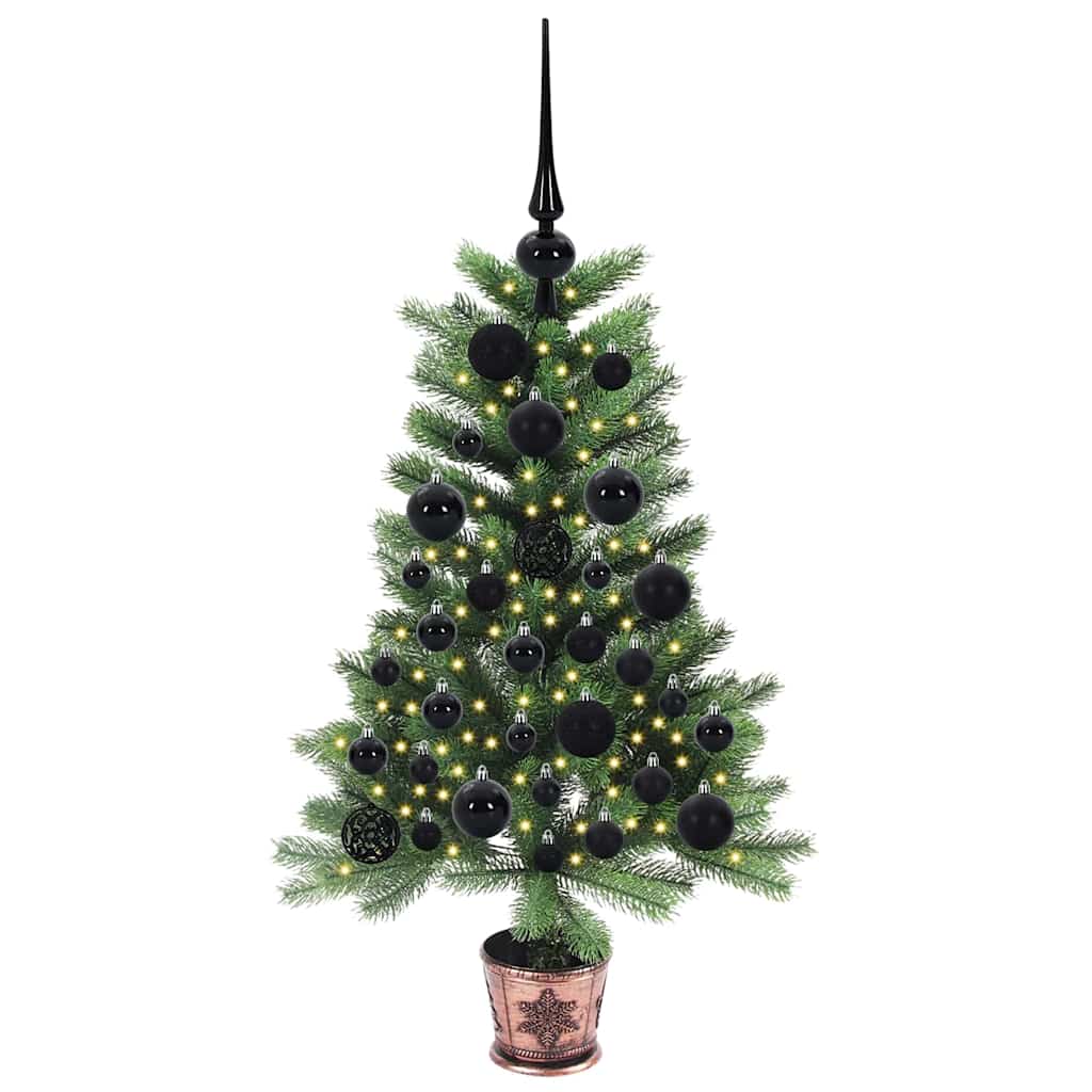 Vidaxl kerstboom met 150 led met standaard groen 90 cm pe