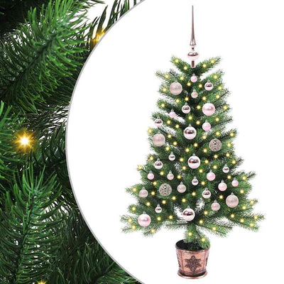 Albero di Natale VidaXL con 150 LED con PE standard verde da 90 cm