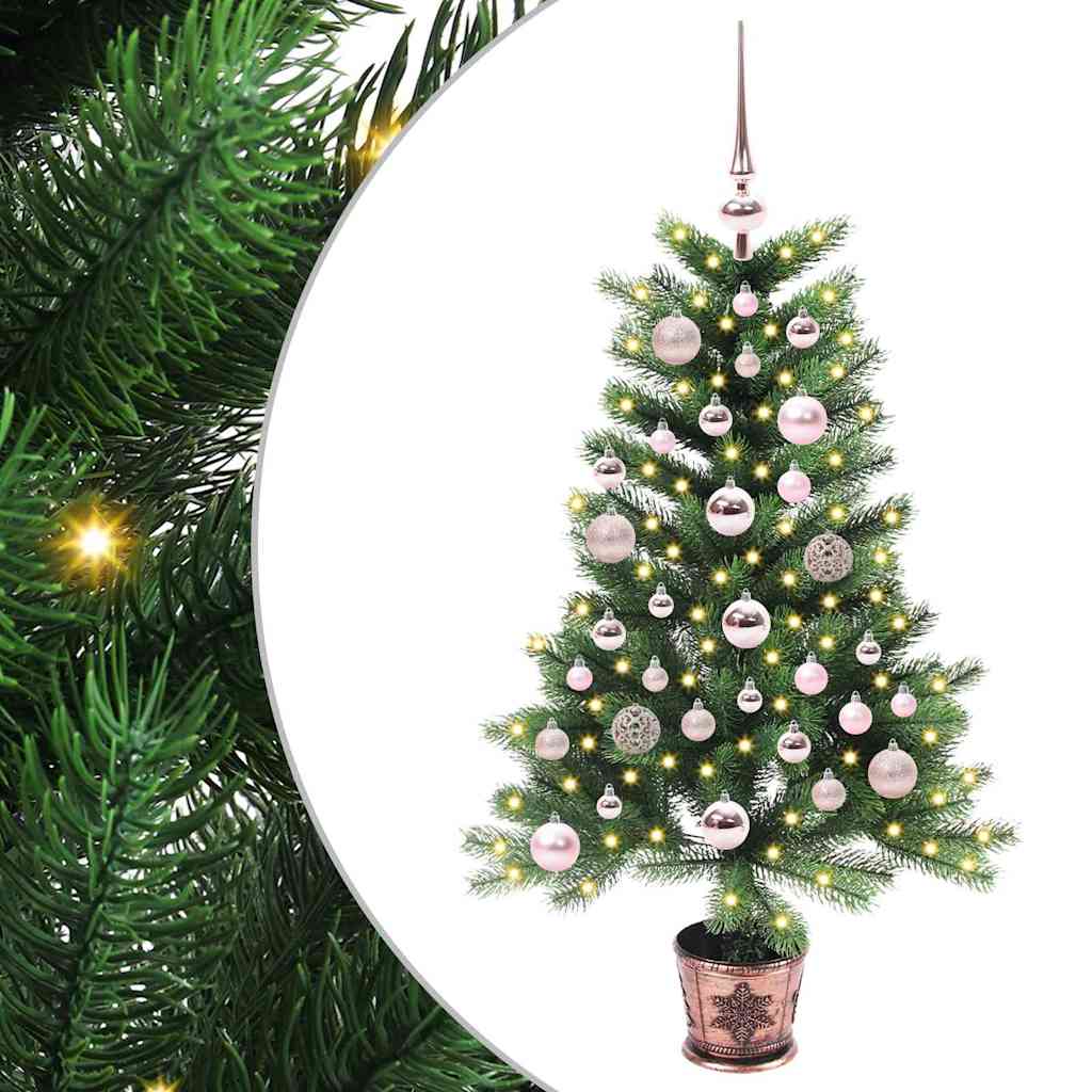 Vidaxl kerstboom met 150 led met standaard groen 90 cm pe