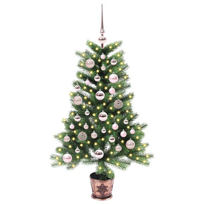 Albero di Natale VidaXL con 150 LED con PE standard verde da 90 cm