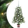 Albero di Natale VidaXL con 150 LED con PE standard verde da 90 cm