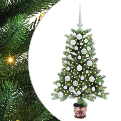 Albero di Natale VidaXL con 150 LED con PE standard verde da 90 cm