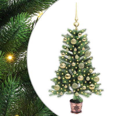 Albero di Natale VidaXL con 150 LED con PE standard verde da 90 cm