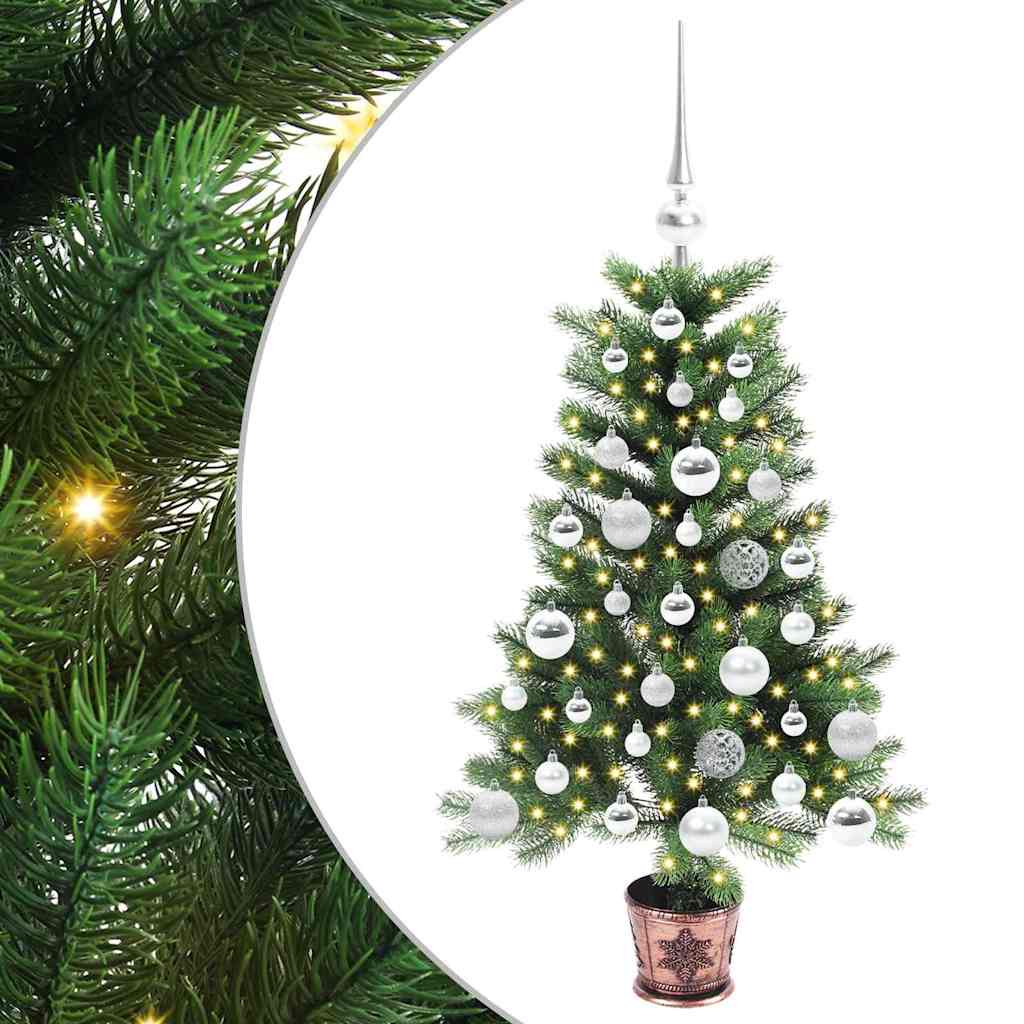 Vidaxl kerstboom met 150 led met standaard groen 90 cm pe