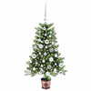 Vidaxl kerstboom met 150 led met standaard groen 90 cm pe
