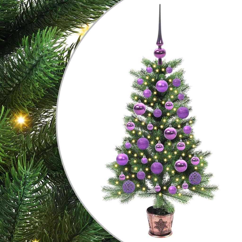 Albero di Natale VidaXL con 150 LED con PE standard verde da 90 cm