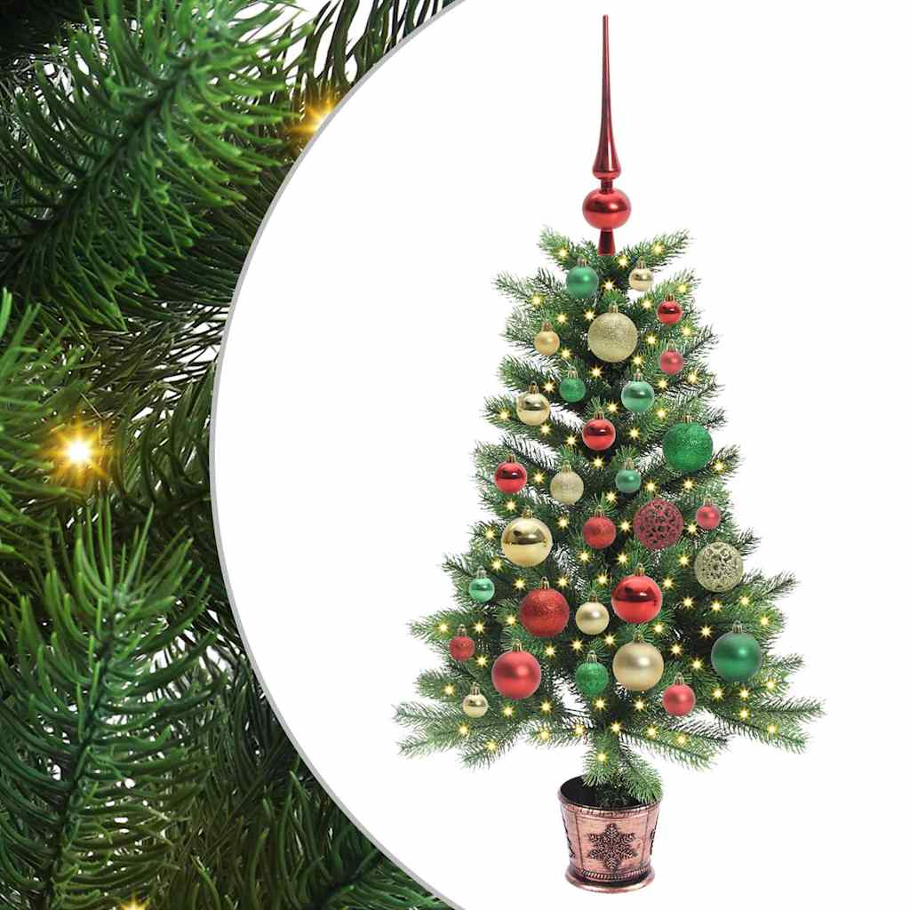 Albero di Natale VidaXL con 150 LED con PE standard verde da 90 cm