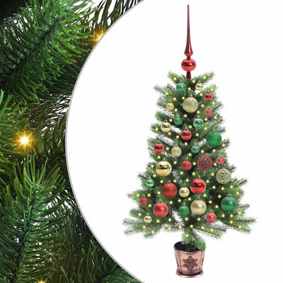 Albero di Natale VidaXL con 150 LED con PE standard verde da 90 cm