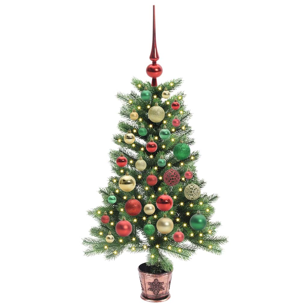 Albero di Natale VidaXL con 150 LED con PE standard verde da 90 cm