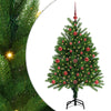 Albero di Natale VidaXL con 150 LED con PE standard verde da 120 cm